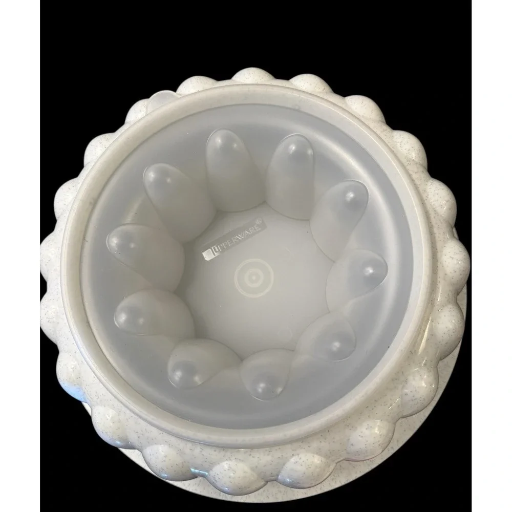 Tupperware Jello Mold Ice Ring Large 3 Piece New